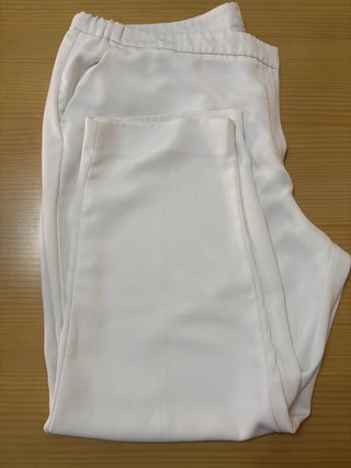 Pantalón de El Corte Inglés ,Talla 60 Blanco
