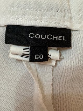 Pantalón de El Corte Inglés ,Talla 60 Blanco