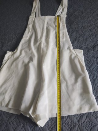 Peto corto blanco Zara Talla M