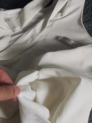 Peto corto blanco Zara Talla M