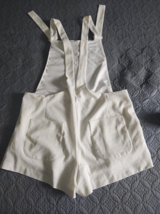 Peto corto blanco Zara Talla M