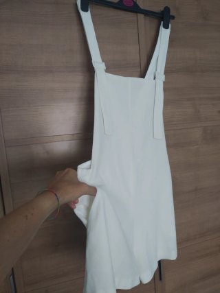 Peto corto blanco Zara Talla M
