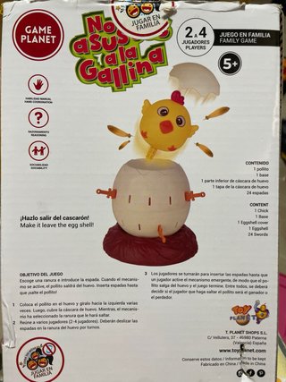 Juego No Asustes a la Gallina
