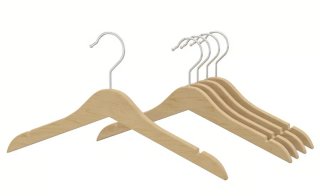 Perchas madera Ikea niños