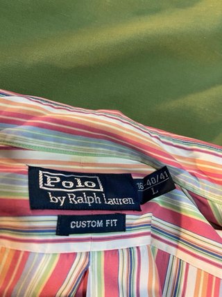 Camisa Polo Ralph Lauren Rayas Multicolor
