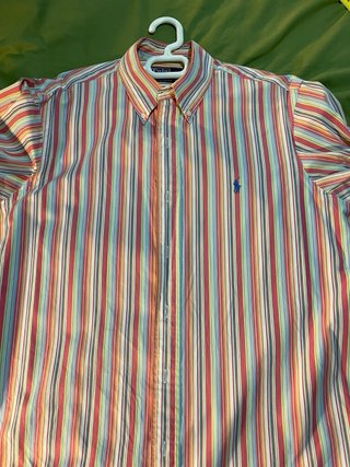 Camisa Polo Ralph Lauren Rayas Multicolor