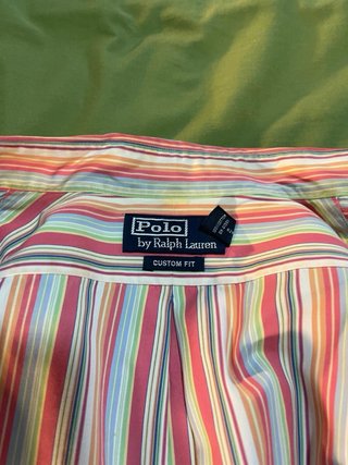 Camisa Polo Ralph Lauren Rayas Multicolor