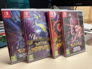 Pack 4 Juegos Pokémon Nintendo Switch Precintados