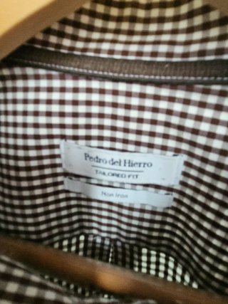 Camisa de cuadros hombre