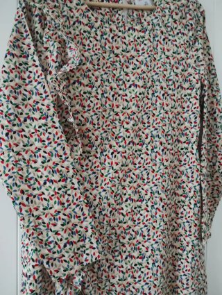 Vestido Compañía Fantástica Talla L Estampado