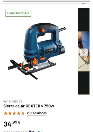 Sierra de calar Dexter 750W