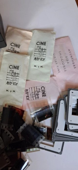 Lote Vintage Cine Fotogramas Años 50 60