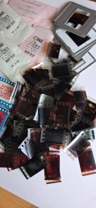 Lote Vintage Cine Fotogramas Años 50 60