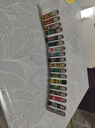 Accendini Clipper collezione marijuana