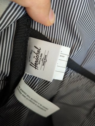 Mochila Herschel beige y verde