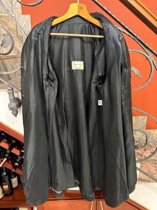Giacca parka donna vera pelle vintage retro