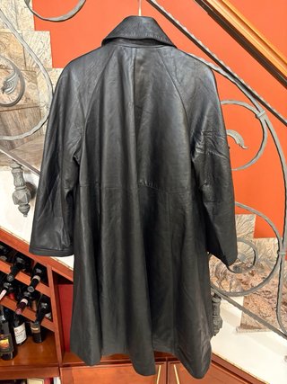 Giacca parka donna vera pelle vintage retro