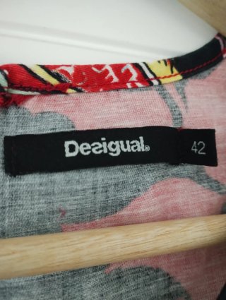 Vestido Desigual Talla L Estampado