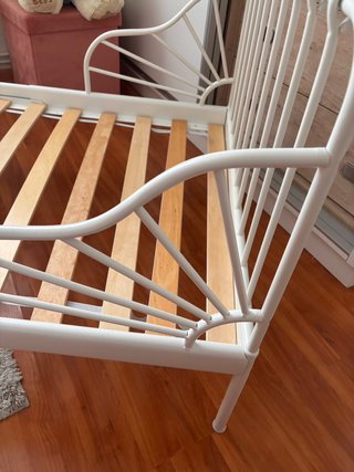 Cama infantil extensible blanca