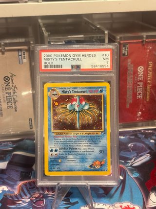 Carta Pokémon Misty's Tentacruel Holo NM PSA 7