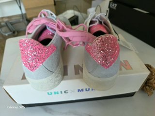 Munich Bambas Plata y Rosa Talla 40