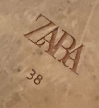 Palas Zara Doradas Mujer