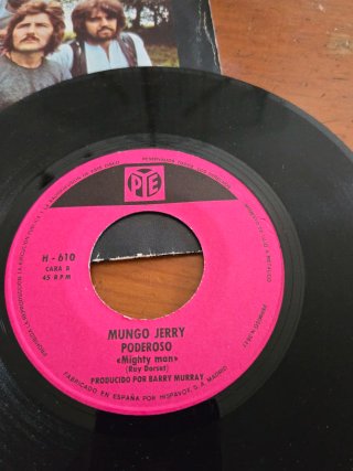 Vinilo Mungo Jerry -En el verano / Hombre poderoso
