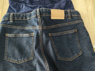 Pantalón vaquero premamá azul