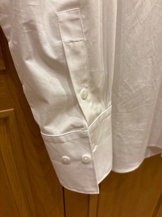 Camisa Zara Ancha Blanca