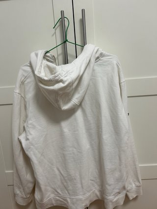 Sudadera Blue Banana blanca cremallera M