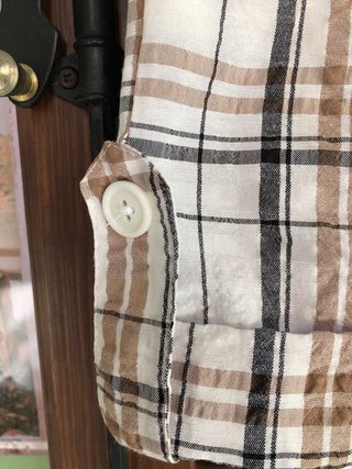 Pantaloni corti donna fantasia a quadri taglia XL