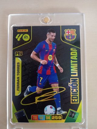 Cromo Panini Ferran Torres Edición Limitada