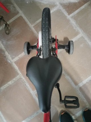 Bicicleta infantil roja 16 pulgadas