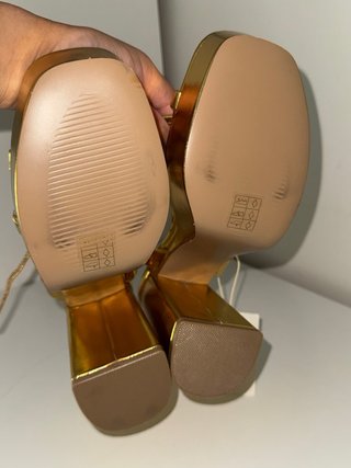 Sandalias de fiesta Green Coast Talla 38 Doradas