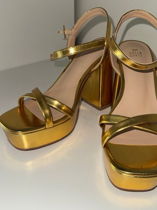 Sandalias de fiesta Green Coast Talla 38 Doradas