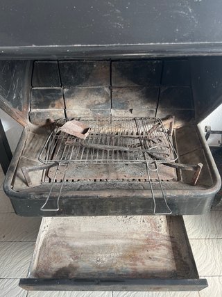 Chimenea y Barbacoa, Metálica Estilo Industrial