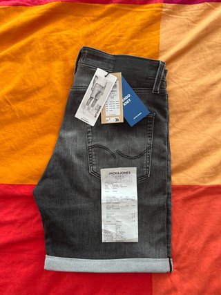 Pantalón corto Jack&Jones gris Talla M