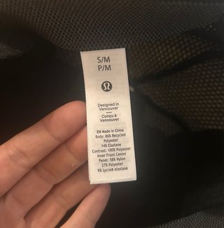 Gorra Lululemon Camuflaje Negra y Gris