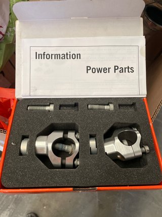 Torretas KTM Originales Plata