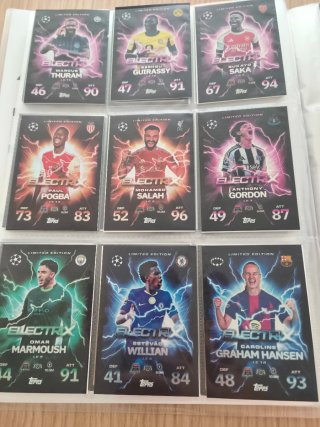Cartas Topps Chrome Álbum Fútbol