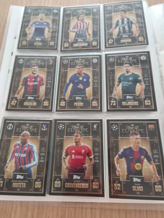 Cartas Topps Chrome Álbum Fútbol
