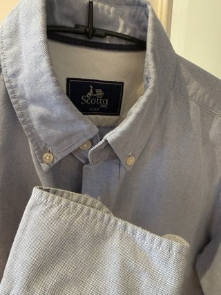 Camisa Scotta azul talla XS