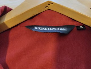 Camisa Quiksilver Roja Estampada Flores