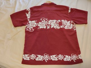 Camisa Quiksilver Roja Estampada Flores