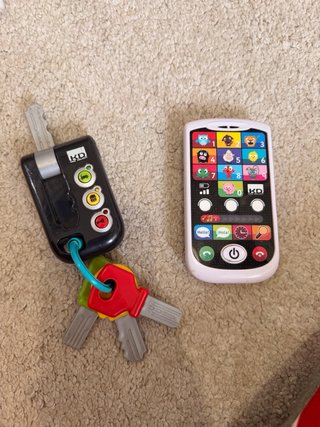 Juguetes para bebé: Llaves y Teléfono