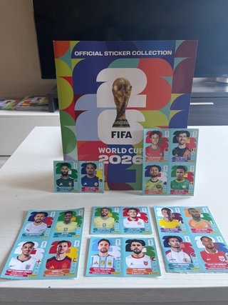 Álbum y 6 cromos FIFA World Cup 2026