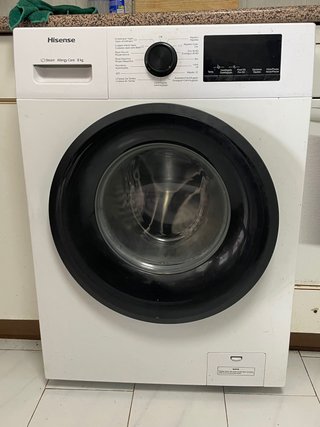 Lavadora Hisense 8kg Blanca