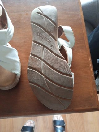 Sandalias Paula Urban Blancas Talla 38