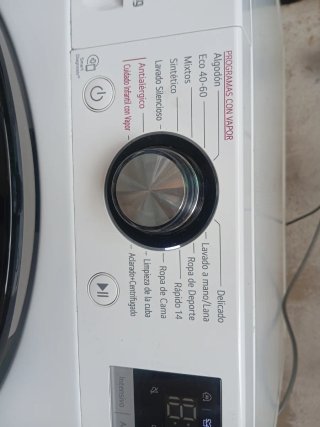 Lavadora LG 10.5kg Blanca