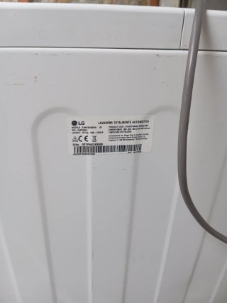 Lavadora LG 10.5kg Blanca